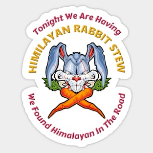 Himalayan Rabbit Sticker